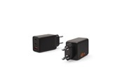 Mobile - Adapters & Chargers - UAG SRGE 65W 3Port 2USB-C - 1USB-AWall Charger EU Black - 9B443711V4040