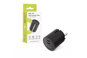 Mobile - Adapters & Chargers - Mobile Origin 30W Charger Plug PW33 - 2x USB-C - black - MO-PW33-BLK