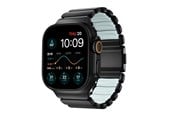 Smartwatch - Accessories - Nomad Stratos Band - 49mm | Black Titanium | Icy Blue Glow FKM - NM009896858