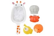 Babyleksaker - Fresh Kid Tub Fun! Giraffe fishing set 5 parts - 3505