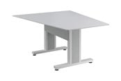 Gaming Bord - Middle Atlantic Forum - table - angle - designer white Gaming Bord - FM-TAN-0595430-D8W