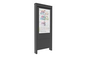 Väggfäste, AV-Möbel - Chief Impact kiosk - portrait - for AV System - outdoor - black - Max 68 kg - recommended for 49" - OLF49BP-LG