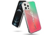 Mobile - Covers & Cases - Ringke Fusion Design Armored Case Cover with Gel Frame iPhone 12 Pro Max Pink-Green (GNAP0028) - 8809758105409