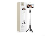 Andra mobiltillbehör - Tech-Protect  L05S Bluetooth Selfie Stick with Tripod up to 105cm with LED Lamp - Black - 5906203690381