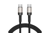 USB-kabel - Tech-Protect  UltraBoost Evo USB-C / USB-C PD 100W 5A 2m Cable - Titanium - 5906203690640