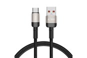 USB-kabel - Tech-Protect  UltraBoost Evo Cable USB-C / USB-A 100W 5A 1m - Titanium - 5906203690749