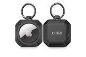 Mobile - Covers & Cases - Tech-Protect Rough Pro Case for Apple AirTag 1/2 with Wheel - Black - 5906203691333