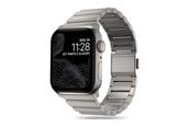 Smartwatch - Accessories - Tech-Protect  SteelBand Bracelet for Apple Watch 4 / 5 / 6 / 7 / 8 / 9 / SE / Ultra 1 / 2 (42/44/45/49 mm) - Titanium - 5906302300501