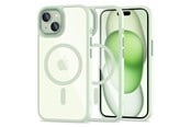 Mobile - Covers & Cases - Tech-Protect  MagMat MagSafe Case for iPhone 15 - Clear Green - 5906302307982