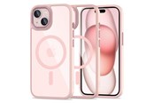 Mobile - Covers & Cases - Tech-Protect MagMat MagSafe Case for iPhone 15 - Clear Pink - 5906302307999