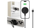 Mobile - Adapters & Chargers - Tech-Protect QI15W-A33 Inductive Charger with MagSafe and Stand with USB-A / USB-C Cable - Black - 5906302308347