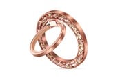 Andra mobiltillbehör - Tech-Protect MMR200 magnetic handle / ring with MagSafe - pink with crystals - 5906302308774