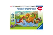 Pusselspel - Ravensburger Dinosaurs At Play 2x24p - 4+ - 10105030