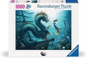 Pusselspel - Ravensburger Enchanted Depths Dragon Mermaid 1000p - 14+ - 12001434