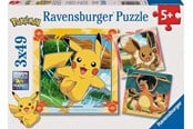 Pusselspel - Ravensburger Pokémon 3x49p - 5+ - 12004062