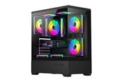 Chassi - Darkflash C365 Computer Case + 5 Fans - Chassi - Svart - C365 BLK +5F