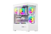 Chassi - Darkflash C365 Computer Case + 5 Fans - Chassi - Vit - C365 WHT +5F