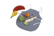 Träleksaker - Primi Passi - Wooden Cutting Fruit Set with Apron - PP1005