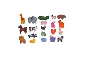 Träleksaker - Primi Passi - Wooden Animal Set - 60 pieces - PP1072