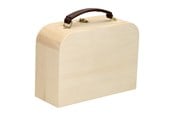 Barnrummet - Playwood Wooden Case with Leather Handle Pine - SL048AB