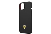 Mobile - Covers & Cases - Ferrari Silicone Metal Logo Magsafe Case for iPhone 14 - Black - 3666339068288