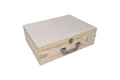 Barnrummet - Playwood Pine Suitcase A4 Size with Metal Handle - SL048C