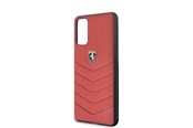 Mobile - Covers & Cases - Ferrari Heritage Quilted Case for Samsung Galaxy S20 - Red - 3700740473689