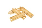 Träleksaker - Bigjigs Wooden Rails - Straight 4 pcs. - BJT101