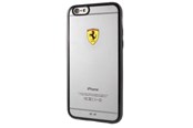 Mobile - Covers & Cases - Ferrari Racing Shield Case for Samsung Galaxy S7 - Transparent Black - 3700740377581