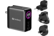 Mobile - Adapters & Chargers - Sandberg Travel Charger PD100W Display - 441-71