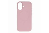 Mobile - Covers & Cases - Hurtel Liquid Silicone Case MagSafe for iPhone 16 - Light Pink - 5907769363382