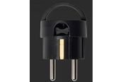 Switch-enheter - Pro Socket angle schuko mini, black - 30-081-2