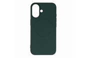 Mobile - Covers & Cases - Hurtel Liquid Silicone Case MagSafe for iPhone 16 - Dark Green - 5907769363429