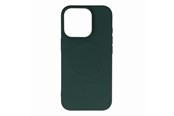 Mobile - Covers & Cases - Hurtel Liquid Silicone Case MagSafe for iPhone 16 Pro - Dark Green - 5907769363436