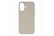 Mobile - Covers & Cases - Hurtel Liquid Silicone Case MagSafe for iPhone 16 - Beige - 5907769363450