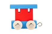 Träleksaker - Small Foot - Wooden Letter Train Wagon Red/Blue - Pack of 12 - 10348-display12