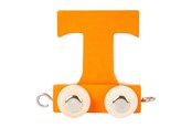 Träleksaker - Small Foot - Wooden Letter Train Orange - T - 12 pieces - 10370-display12