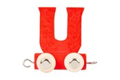 Träleksaker - Small Foot - Wooden Letter Train Color - U - 10371-display12