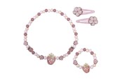 Kreativa spel - Little Dutch Wooden Jewelry Set Strawberry 4-piece. - 126213