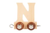Träleksaker - Small Foot - Wooden Letter Train - N - 12 pieces - 7473-display12