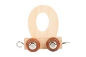 Träleksaker - Small Foot - Wooden Letter Train - O - 12 pieces - 7474-display12