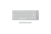 Tangentbord - Lofree Flow 2 84 Silver - Kailh Surfer - Tangentbord - Nordisk - Vit - OE927Flow2 White 84 Surfer ISO-EU