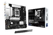 Moderkort - ASRock B860M Rock WiFi Moderkort - Intel B860 - Intel LGA1851 - DDR5 RAM - Micro-ATX - 90-MXBU60-A0UAYZ