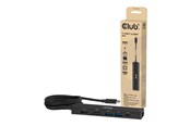 Dockning - Club 3D - docking station - USB-C - HDMI - 1GbE - CSV-2555
