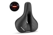 Cykeltillbehör - Rockbros 38218916002 MTB bicycle saddle + lamp - black - Rockbros-38218916002