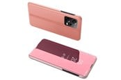 Mobile - Covers & Cases - Hurtel Clear View Case for Xiaomi Redmi Note 12 5G / Poco X5 5G Flip Cover Pink - 9145576276037
