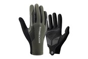 Cykeltillbehör - Rockbros 16110006002 shock-absorbing cycling gloves size M - green and black - Rockbros-16110006002