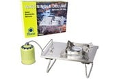Grill & tillbehör - Meva Camping Gas Camping Stove SINGLE DELUXE 5kW - 8590584573738
