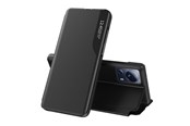 Mobile - Covers & Cases - Hurtel Eco Leather View Case Case for Xiaomi 13 Lite with a Flip Stand Black - 9145576275733
