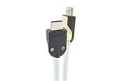Displaykabel - Supra HDMI 2.1 - 1.5m - Vit - 8K - Kabel med avtagbart kontakthus - 1001102431